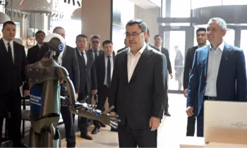 Садыр Жапаров открыл IT-хаб «Технопарк» в Бишкеке