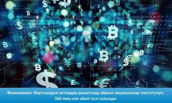 Финкөзөмөл: Виртуалдык активдер рыногунда айрым лицензиялар токтотулуп, 366 миң сом айып пул салынды