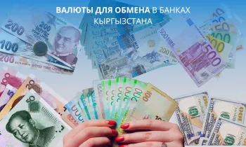 Какие валюты можно обменять в банках Кырызстана