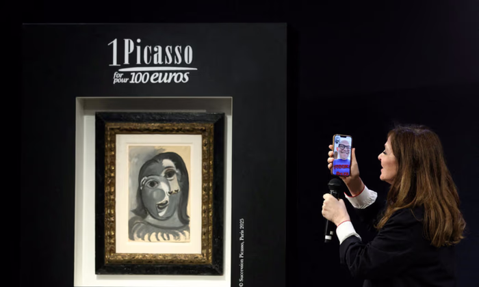 Миллион за 100 евро: парижанин выиграл картину Пикассо
