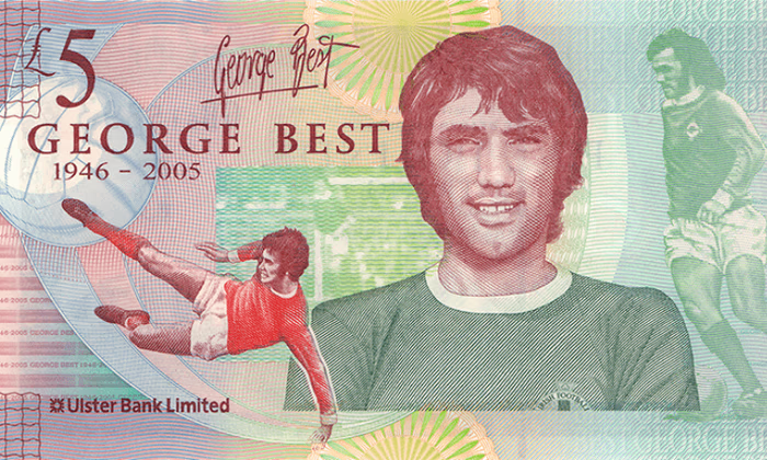 Кто из футболистов «Манчестер Юнайтед» украшает 5 фунтов стерлингов?