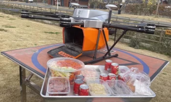 В Китае через приложение можно заказать продукты с доставкой беспилотником