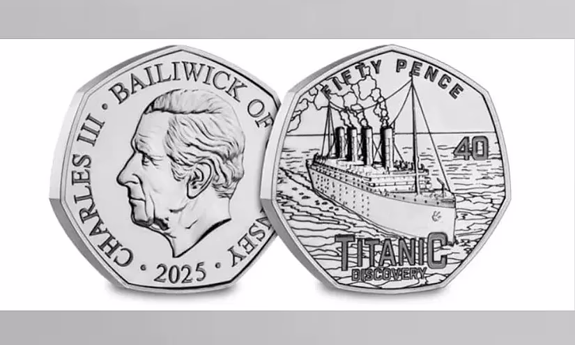 Выпущена памятная монета, посвященная обнаружению «Титаника» на дне океана