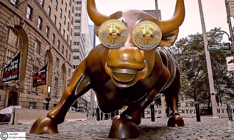 Биткоин сделал скачок выше 57 тысяч долларов