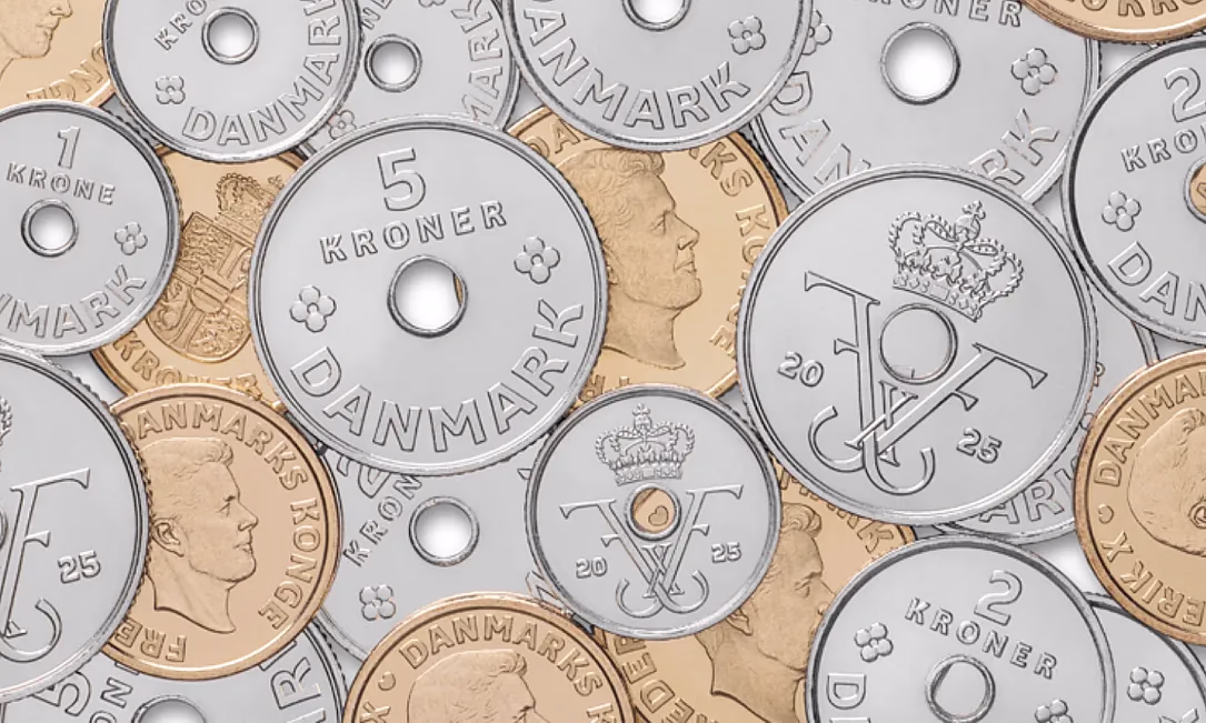 Дания обновляет монеты после восшествия на престол короля Фредерика X