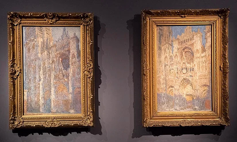 На открытии выставки «Руанские соборы» «Сбер» и Пушкинский музей подписали соглашение