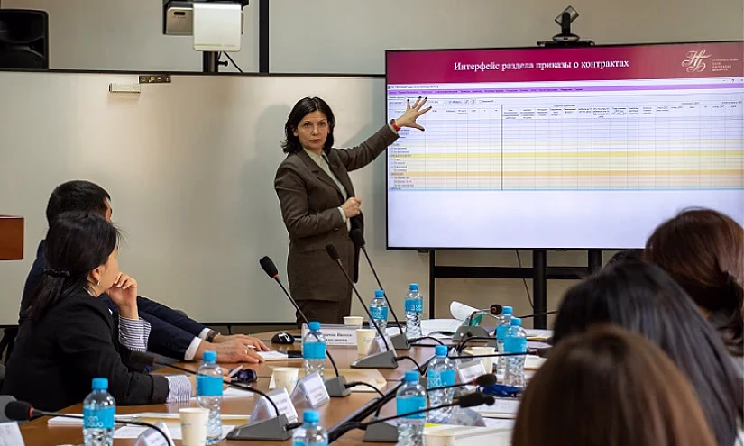 Лектор Нацбанка Беларуси провела в НБ КР семинар «Автоматизация кадровых процессов»