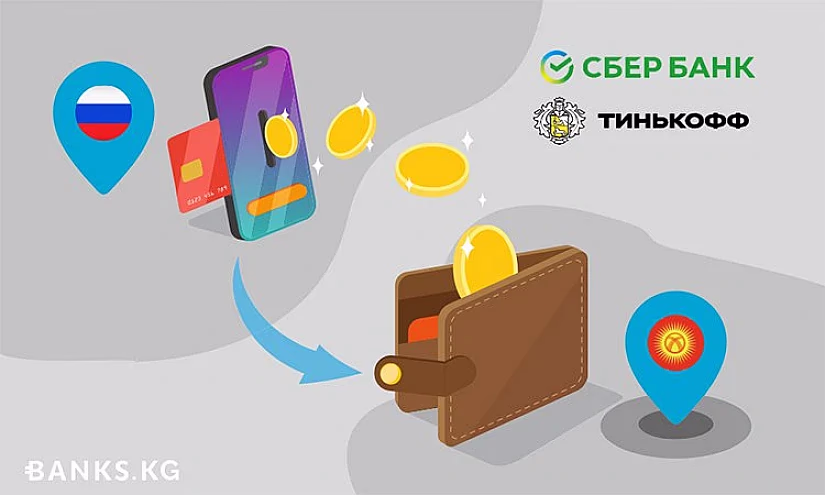 Денежные переводы через СберБанк и Тинькофф Банк в Кыргызстан