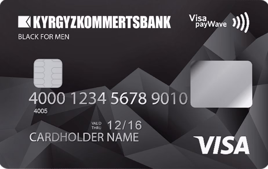 Visa Classic paywave black for man