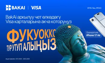 Фукуокко тур же iPhone 17 Air утуп алыңыз! BakAi аркылуу Visa эл аралык которууларды жасаңыз!