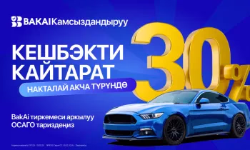 BAKAI Камсыздандыруу кешбэк кайтарууну калыбына келтирди! ОСАГО полисин тариздеңиз жана сумманын 30%ын накталай акча түрүндө кайтарып алыңыз