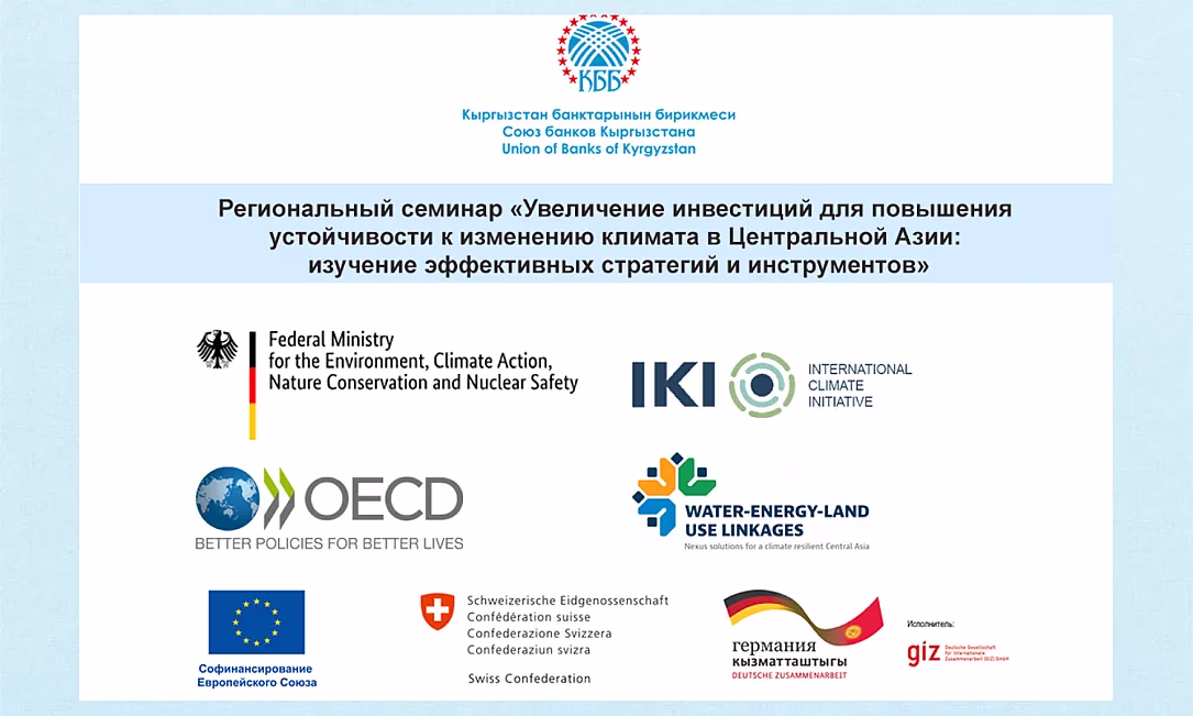 Региональный семинар в Бишкеке объединил банки и экспертов для продвижения ESG и зеленых инвестиций