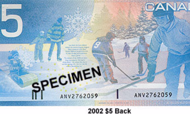 Слова из какого рассказа появились на пятидолларовых купюрах Канады?